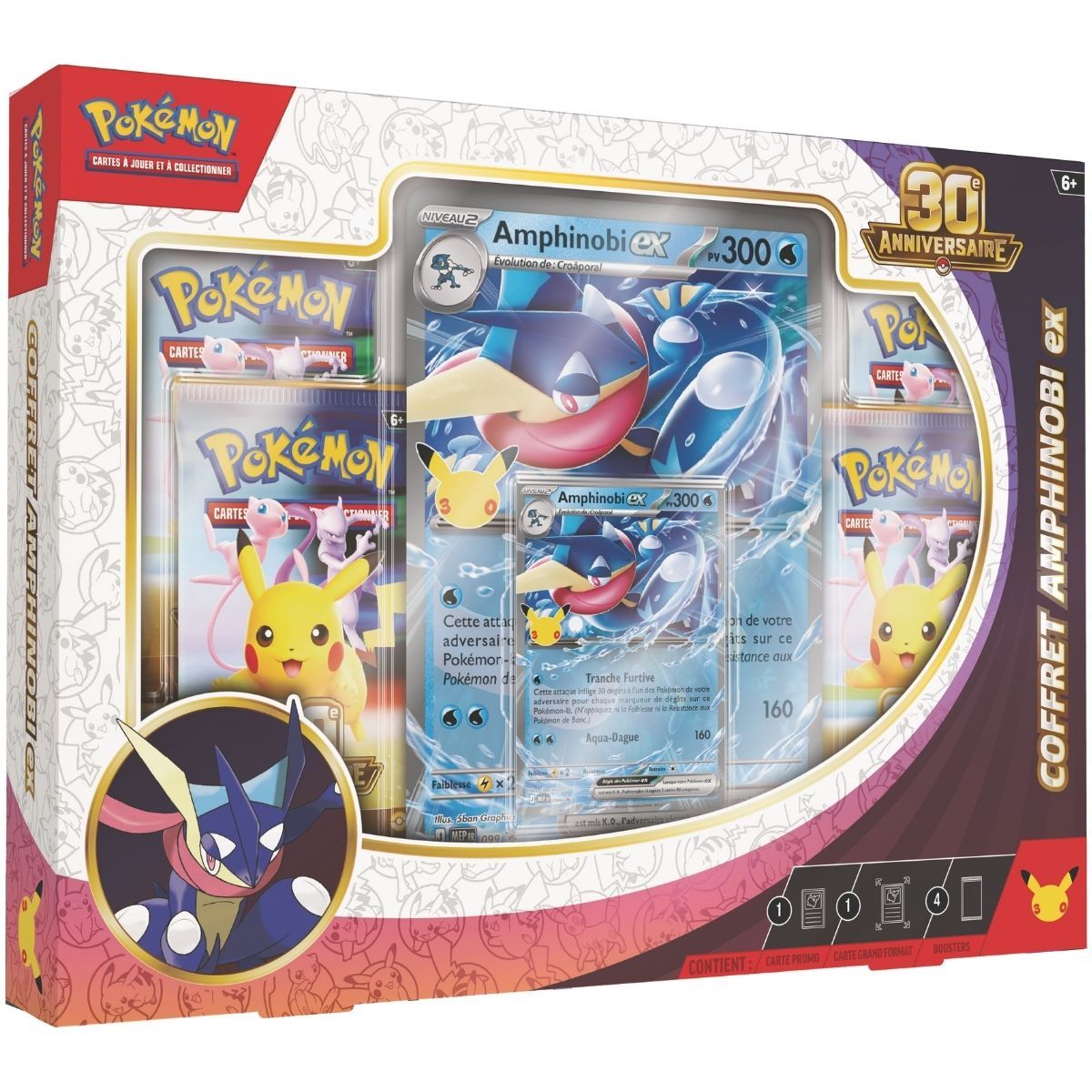Pokémon 30.º aniversario — Caja Greninja-ex (FR)