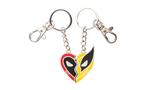 Marvel Deadpool and Wolverine Best Friends Heart Magnetic Keychain Set Exclusivo de star-game