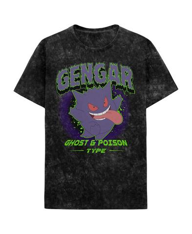 Pokemon Gengar Black Wash Unisex T-Shirt Exclusivo de star-game