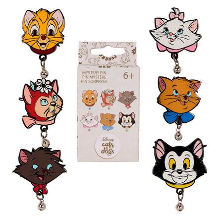 Loungefly Disney Cats with Bells Blind Box Enamel Pin Exclusivo de star-game (los modelos pueden variar)