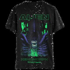 Alien Xenomorph Washed Graphic Unisex T-Shirt Exclusivo de star-game