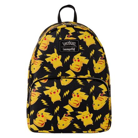 Loungefly Pokemon Pikachu All-Over Print Mini Backpack Exclusivo de star-game