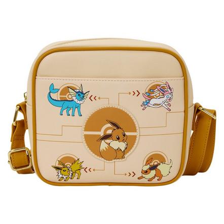 Loungefly Pokemon Eeveelutions Crossbody Bag Exclusivo de Mundopixel