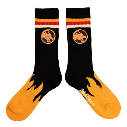 Pokemon Charizard Flames Crew Sock Exclusivo de star-game