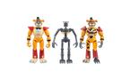 Jazwares Five Nights at Freddy's Endo-Series Glamrock 6-in Action Figure with Freddy and Shattered Glamrock Freddy Parts