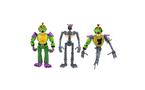 Jazwares Five Nights at Freddy's Endo-Series Glamrock 6-in Action Figure with Montgomery Gator and Shattered Montgomery Gator Parts