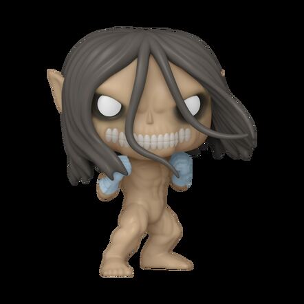 Funko POP! Animation: Attack on Titan Eren Jaeger 4.6-in Glow-in-the-Dark Vinyl Bobblehead Figure Exclusivo de star-game