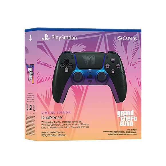 Sony DualSense Mando inalámbrico - Grand Theft Auto VI Black Edición limitada para PlayStation 5
