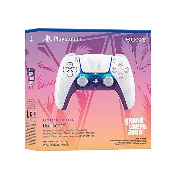 Sony DualSense Mando inalámbrico - Grand Theft Auto VI White Edición limitada para PlayStation 5